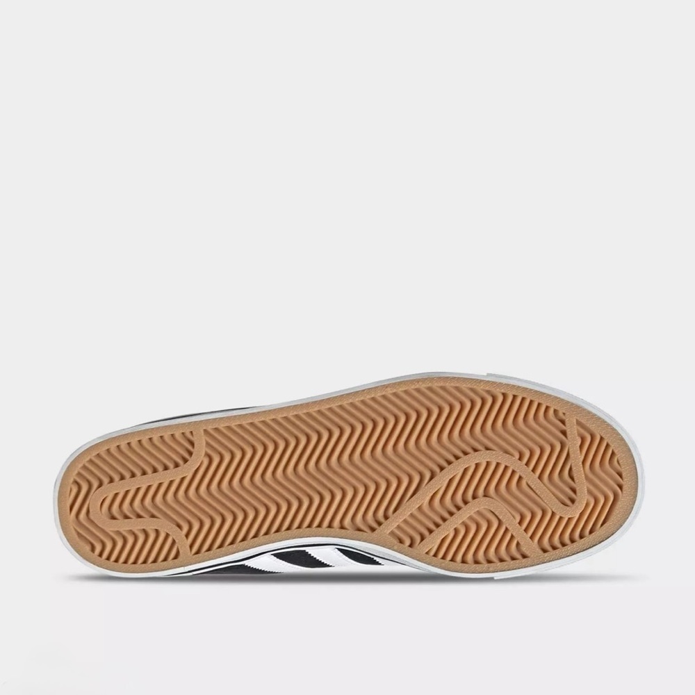 adidas Originals Campus Vulcanized Casual Shoes in Black/White/Gum NIB - Picture 5 of 9